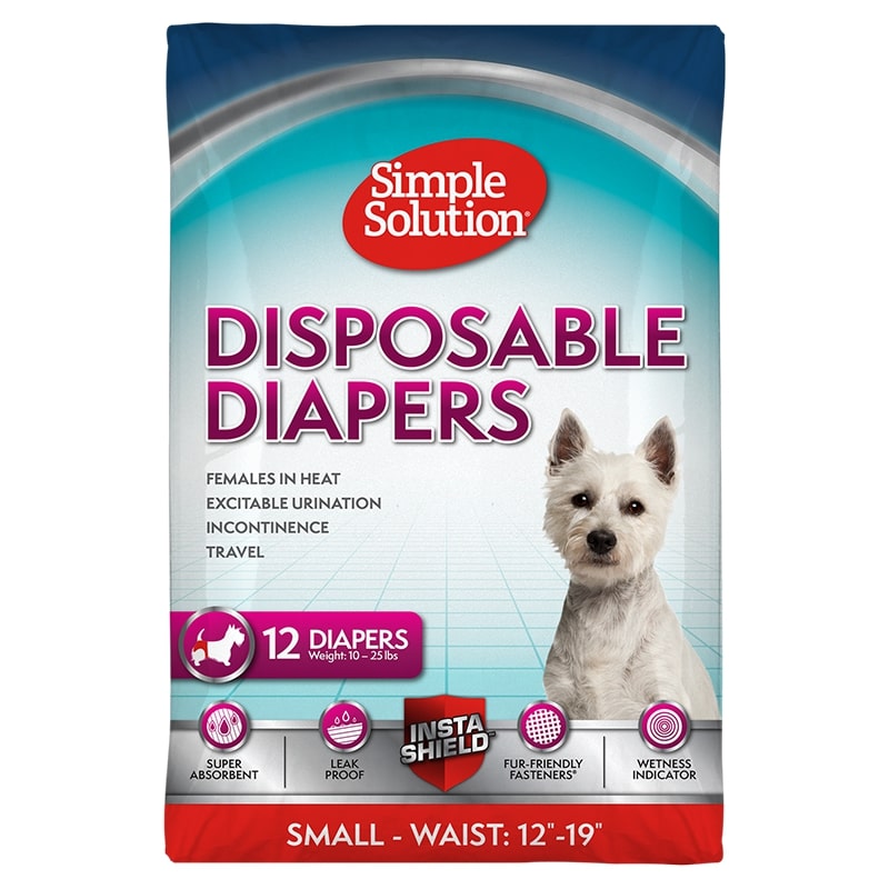 Simple Solutions Disposable Diapers for Dogs