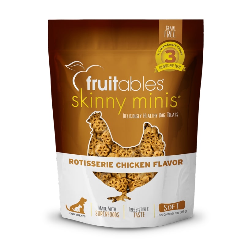 Fruitables Skinny Minis Soft Dog Treats Rotisserie Chicken