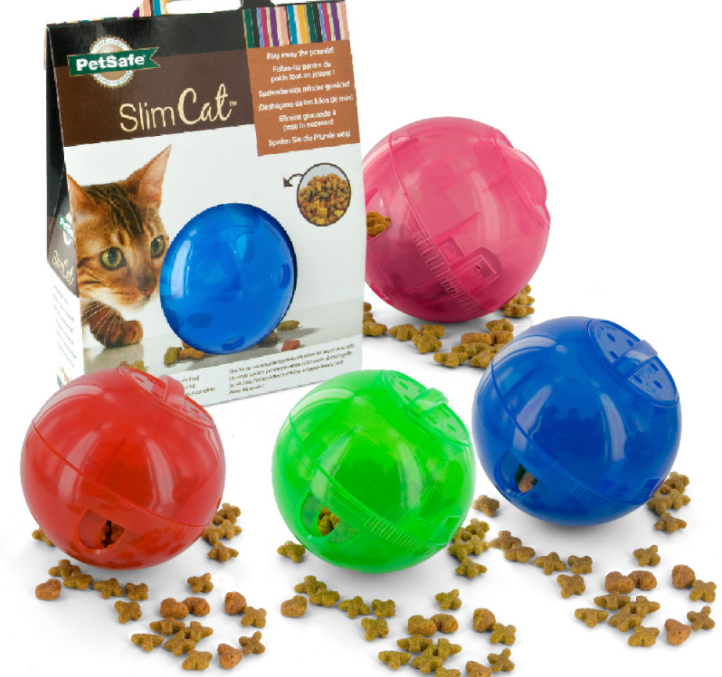 PetSafe SlimCat Interactive Kibble Treat Dispenser K9 Couture Inc