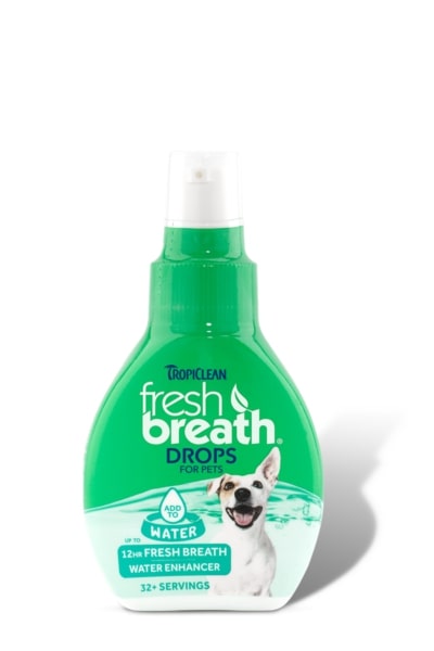 Tropiclean Fresh Breath Drops Concentrated Water Additive for Dogs or Cats Dog